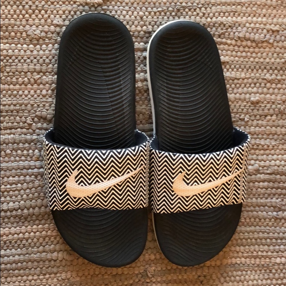 Nike slip-on flip flops